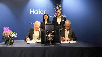 Haier cong bo quan he hop tac toan cau voi TechTimes Vietnam Haier công bố quan hệ hợp tác toàn cầu với UEFA Champions League