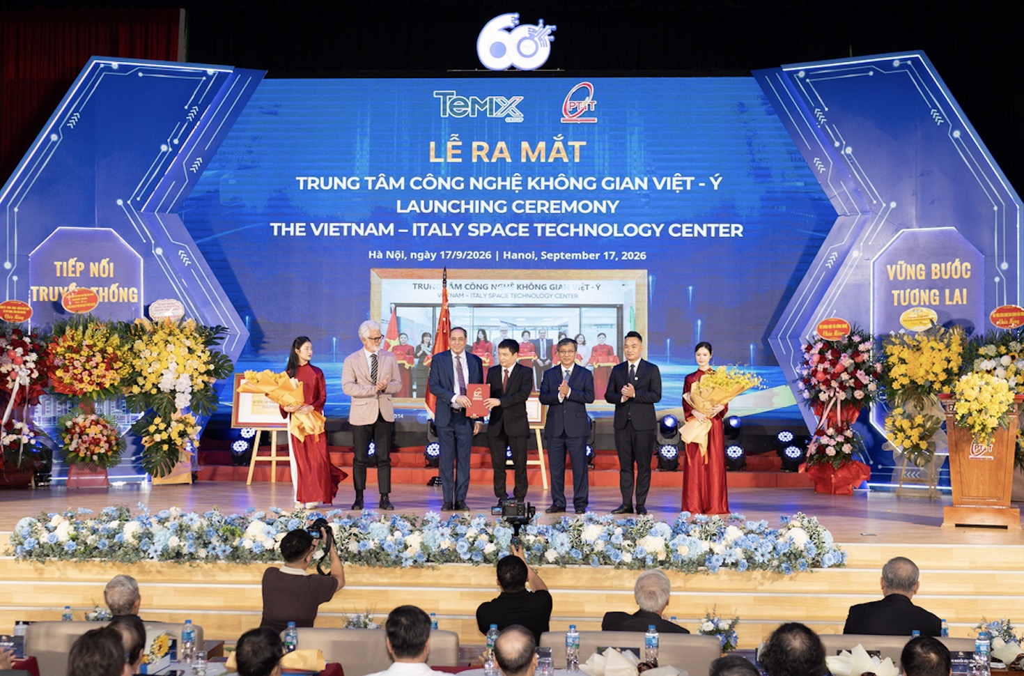 PTIT and Temix launch Vietnam - Italy Space Technology Center