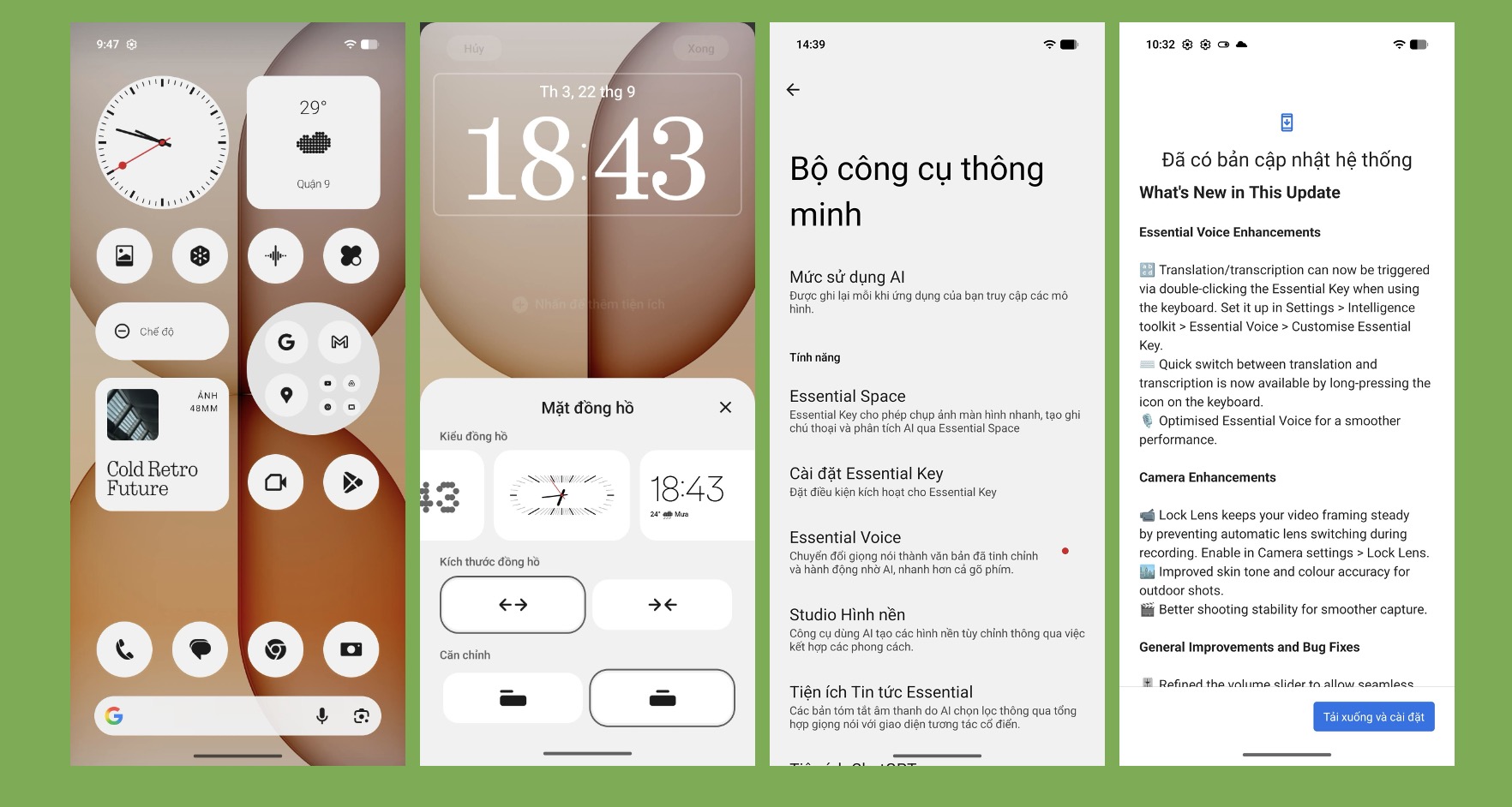 Nothing OS trên Nothing Phone (4a)