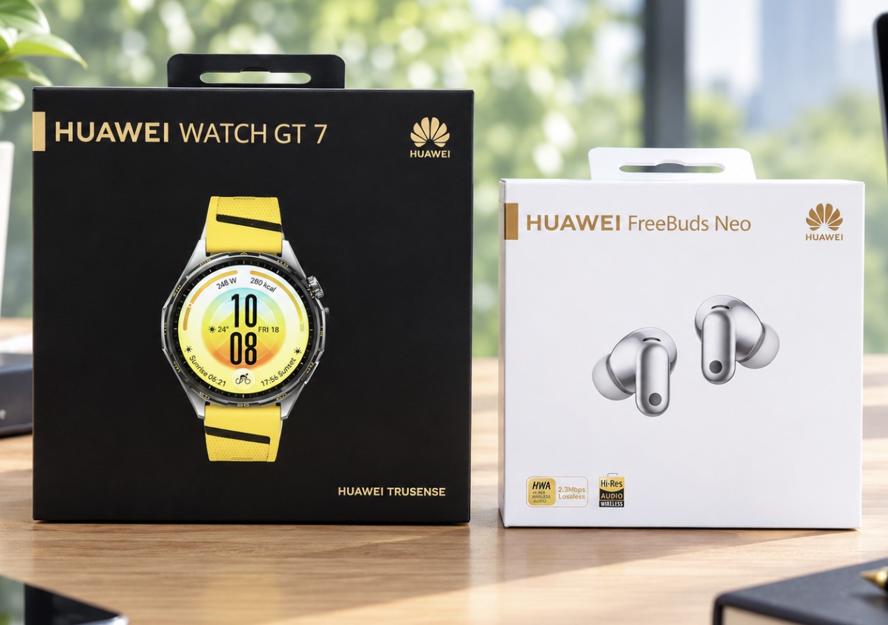 HUAWEI WATCH GT 7 và FreeBuds Neo: Bộ đôi công nghệ cho nhịp sống hiện đại