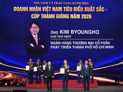 Ông Kim Byoungho, Chủ tịch HĐQT HDBank được nhận Cúp Thánh Gióng 2026 và trong Top 10 lãnh đạo doanh nghiệp xuất sắc Việt Nam giai đoạn 2021-2025 822957 Photo 2 jpg 400x0 1 TechTimes Vietnam Ông Kim Byoungho, Chủ tịch HĐQT HDBank được nhận Cúp Thánh Gióng 2026 và trong Top 10 lãnh đạo doanh nghiệp xuất sắc Việt Nam giai đoạn 2021-2025