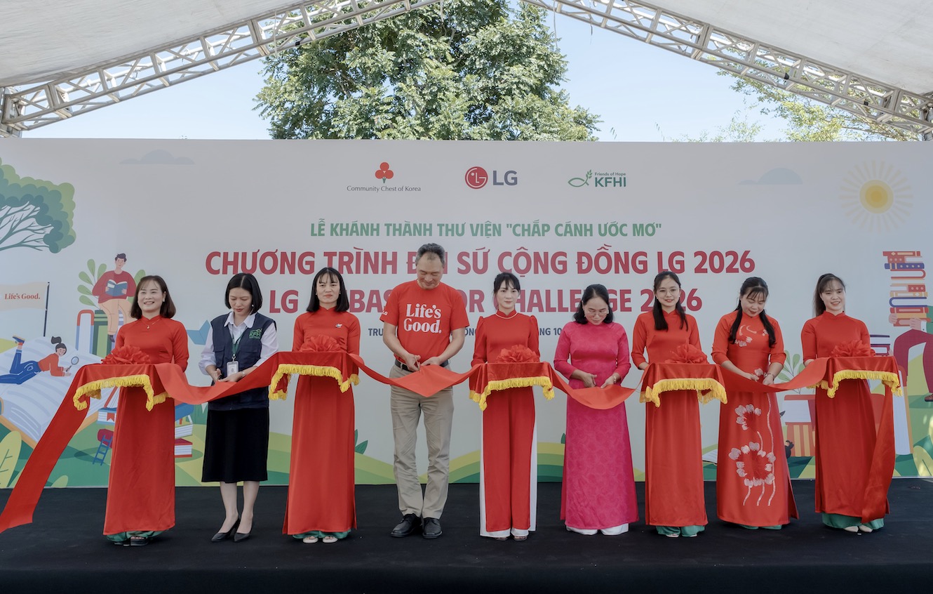 LG Việt Nam khánh thành thư viện kết hợp công nghệ cho học sinh tại Thái Nguyên TechTimes Vietnam LG Việt Nam khánh thành thư viện kết hợp công nghệ cho học sinh tại Thái Nguyên