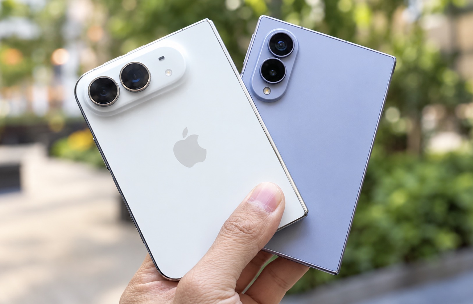 Camera trên điện thoại gập